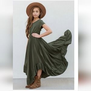 Olive Green Mia Joy Dress